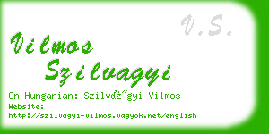 vilmos szilvagyi business card